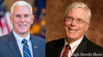 GOP Vice President Nominee and host Hugh Hewitt 